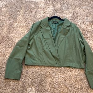 Long sleeve crop jacket, new without tags size 16